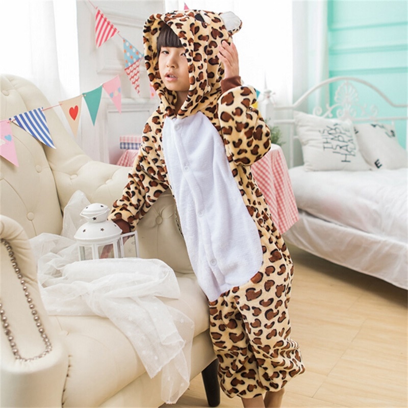 Grenouillere Enfant Pyjama Parent-Enfant à Capuche Avec Motif Animal Grenouillère Pyjama Demon Gorgon